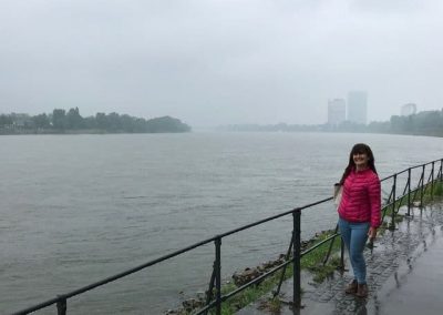 Rhein mit Claudia