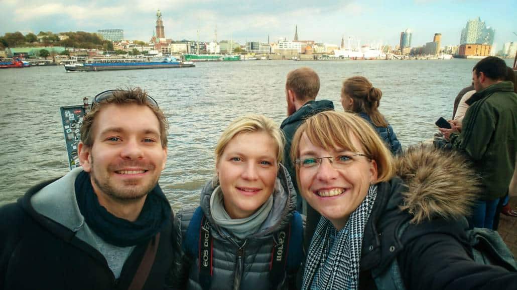 Hamburg Greeter Matthias mit Berliner Gästen